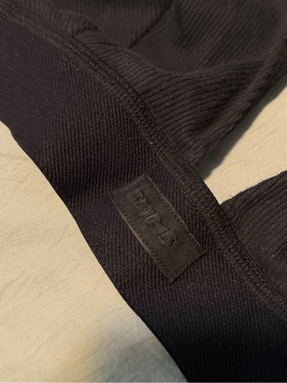 SKIMS Black Bralette Cotton Jersey Wireless Size L